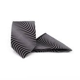 MONOCHROME MIRAGE TIE AND POCKET SQUARE SET